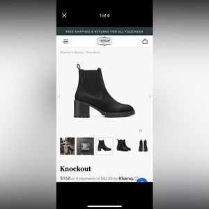 Thursday Boot Company Black Heeled Boots